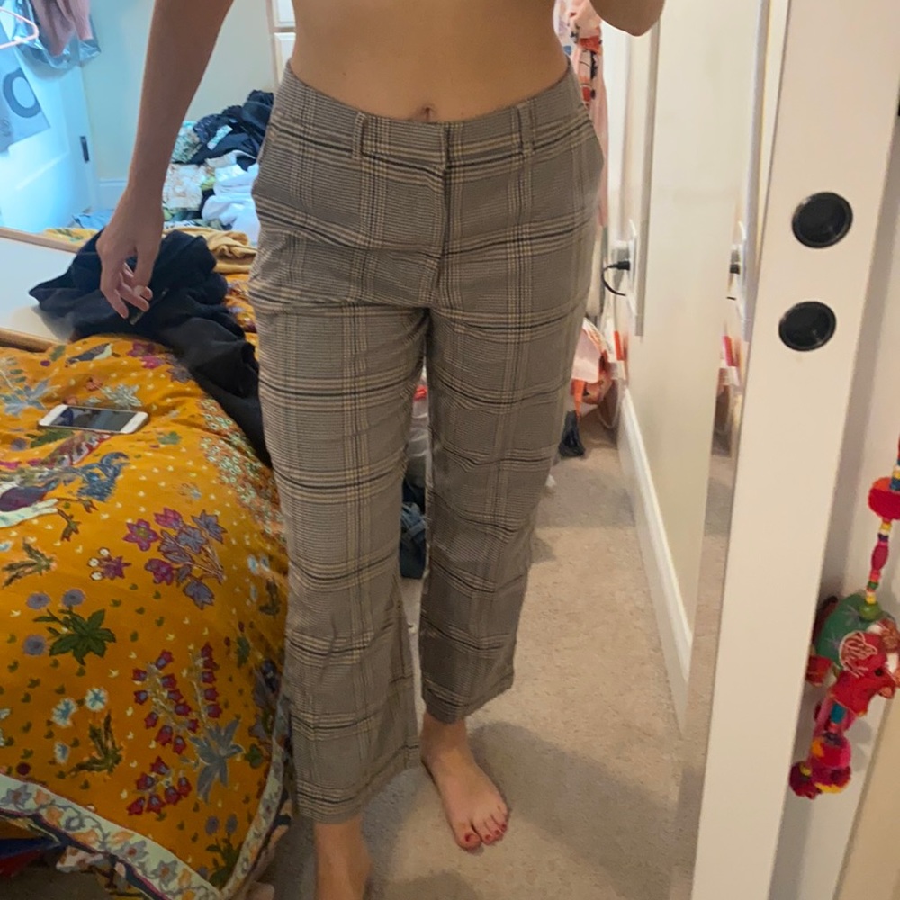 Abercrombie & Fitch Plaid Trousers